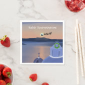 Kerst in Santorini, Griekenland met de Kerstman Servet (Insitu)