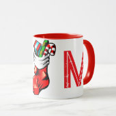 Kerst Initiaal Mok (Voorkant rechts)