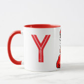 Kerst Initiaal Mok (Links)