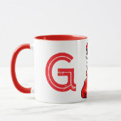 Kerst Initiaal Mok (Links)