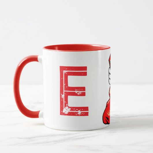Kerst Initiaal Mok (Links)