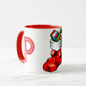 Kerst Initiaal Mok (Voorkant links)