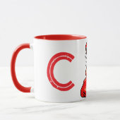 Kerst Initiaal Mok (Links)