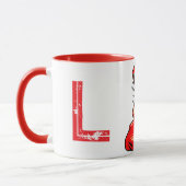 Kerst Initiaal Mok (Links)