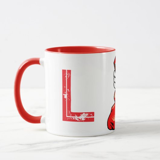 Kerst Initiaal Mok (Links)