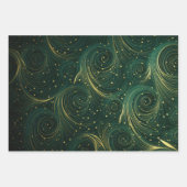 Kerst inpakpapier Flat Sheet Set 4 Vel (Voorkant 2)