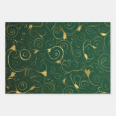 Kerst inpakpapier Flat Sheet Set 5 Vel (Voorkant 2)