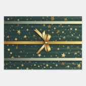 Kerst inpakpapier Flat Sheet Set 5 Vel (Voorkant)