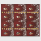 Kerst inpakpapier Jezus Christus (Vlak)