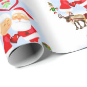 Kerst inpakpapier Sinterklaas, Mrs Claus (Rol Hoek)
