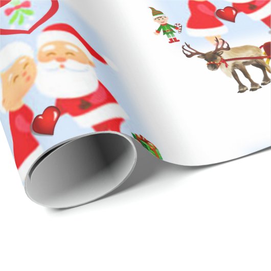 Kerst inpakpapier Sinterklaas, Mrs Claus (Rol Hoek)