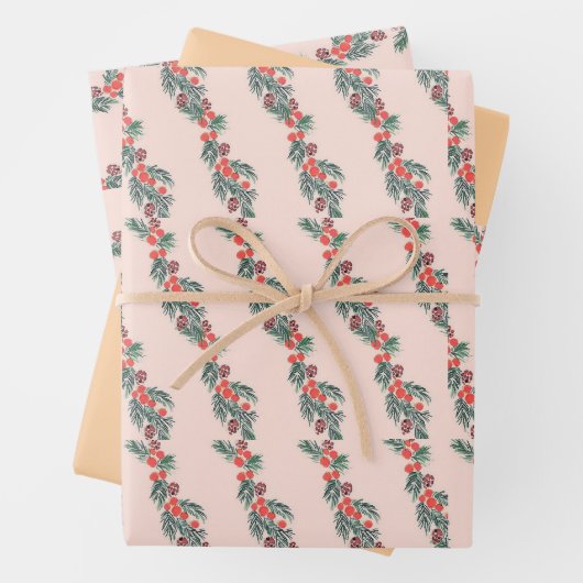 Kerst inpakpapier van 3 (In situ)