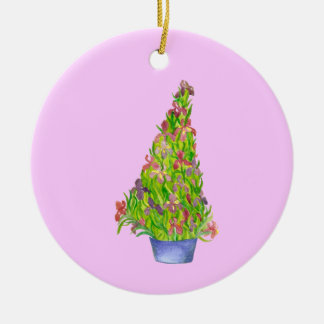 Kerst iris kunst ornament