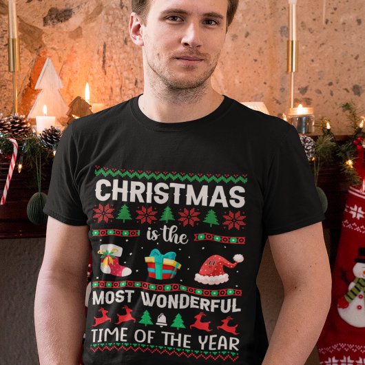 Kerst is de mooiste feestdag van Man T-shirt