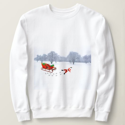Kerst is een geannuleerd sweatshirt (Design voorkant)