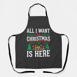 Kerst Is Hier Kerstboom Cadeau Schort