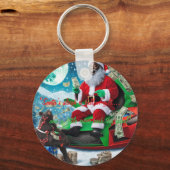 Kerst is rijker geworden!" sleutelhanger (Achterkant)