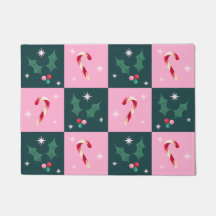 Kerst Ivy, snoepriet met sterren Checkerboard