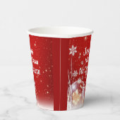 Kerst Jezus is de Reason Paper Party Cup Papieren Bekers (Rechts)