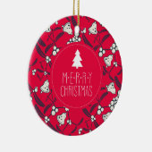 Kerst Jingle Bells Joyful Groeten Collectie Keramisch Ornament (Rechts)