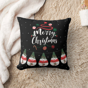 Kerst Jingle Bells Joyful Groeten Collectie Kussen