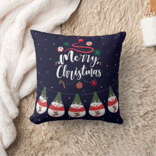 Kerst Jingle Bells Joyful Groeten Collectie Kussen