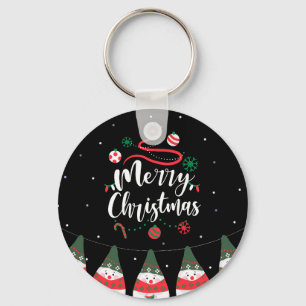 Kerst Jingle Bells Joyful Groeten Collectie Sleutelhanger