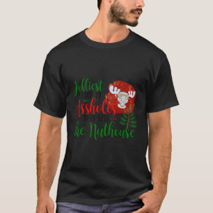 Kerst jolliest bos van A-holes aan deze kant T-shirt