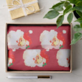 Kerst Jolly Santa Merry Fun Tissuepapier (Geschenk)