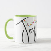 Kerst Joy Custom Branded Mok (Links)