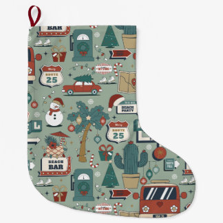 kerst juli route 25 strand tropisch grote kerstsok