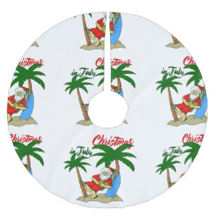 kerst juli tropische santa claus kerstboom rok