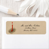 Kerst Kaars Labels (Insitu)