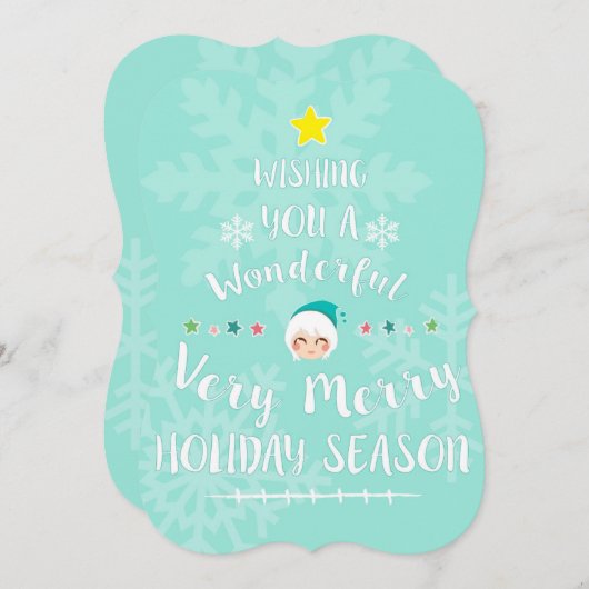 Kerst Kaart 5x7 (Voorkant / Achterkant)