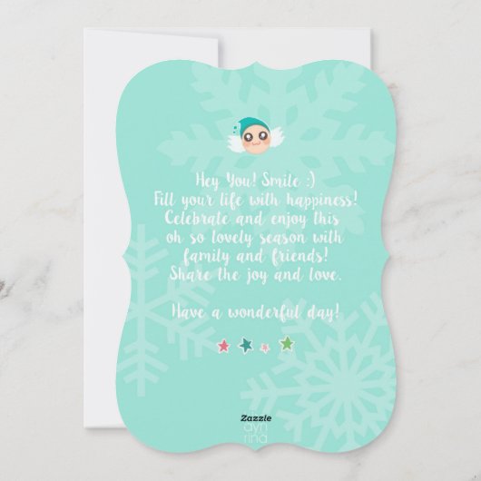 Kerst Kaart 5x7 (Achterkant)