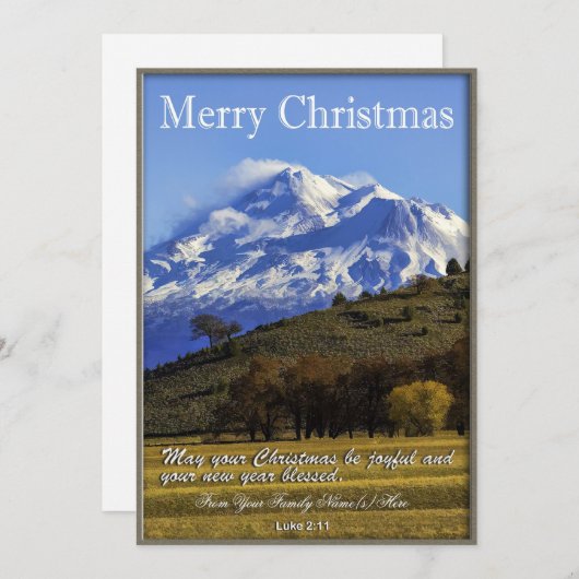 KERST KAART 6 (Voorkant / Achterkant)