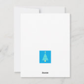 Kerst Kaart, Afmeting: 10,8 cm x 14 cm, Papier: M Feestdagenkaart (Achterkant)