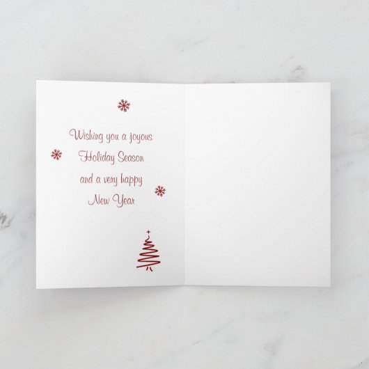 Kerst Kaart "Canadezen" (Binnen)