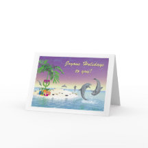 Kerst Kaart - "Desert Isle Christmas"