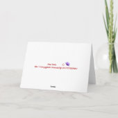 Kerst Kaart Design met Uil & Krans (Achterkant)