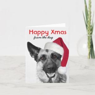 Kerst Kaart Duitse Herder