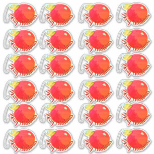 Kerst Kaart Envelop Stickers 24 Stuk