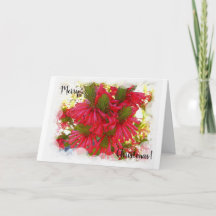 Kerst Kaart - Erica Flowers