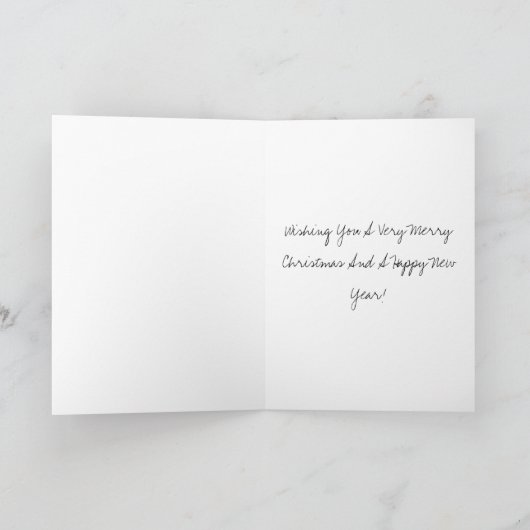 kerst-Kaart Feestdagen Kaart (Binnen)