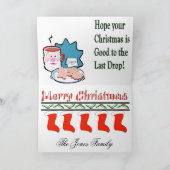 Kerst Kaart humoristisch (Binnen)