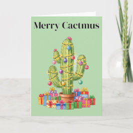 Kerst Kaart - Merry Cactmus
