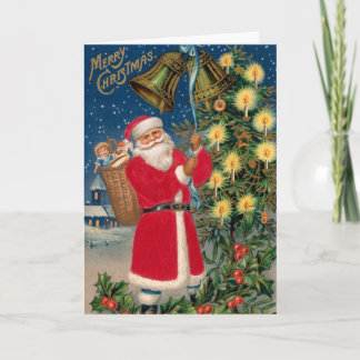 Kerst Kaart met de Kerstman