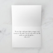 Kerst Kaart met John Verse Inside (Binnen)