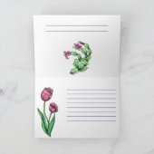 Kerst Kaart open haard Familie fantasie (Binnen)