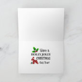 Kerst Kaart (Schnauzer) (Binnen)